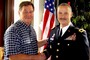 President Mark thanks General Currier, Commander of the 49th MP Brigade, for his service, and his presentation on two recent tours to Iraq